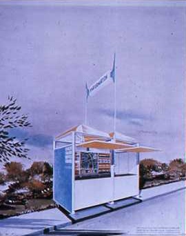 Artist's Rendering of Information Booth