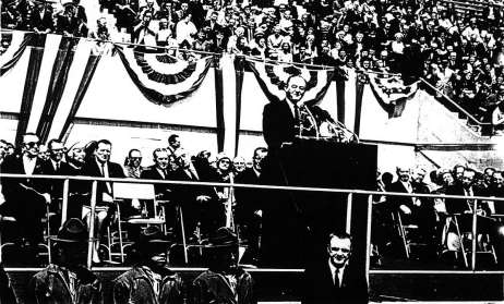 Vice-President Hubert Humphrey Address Assembled