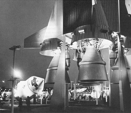 Saturn V boattail and Apollo Command Module