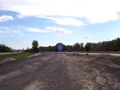 Approaching the Giant Tire