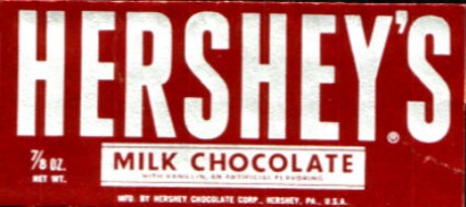 World of Food Hershey's wrapper - front
